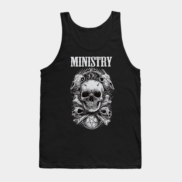 MINISTRY BAND Tank Top by phsyc_studio